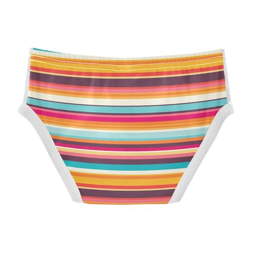 visesunny Boys Cotton Underwear Regular Colored Line Printed Toddler Soft Training Briefs Size 2T-8Y for Kids2