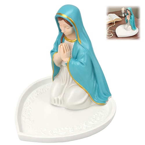 Estatua Virgen María Porta Rosario de Resina 5.9 in miniatura 1