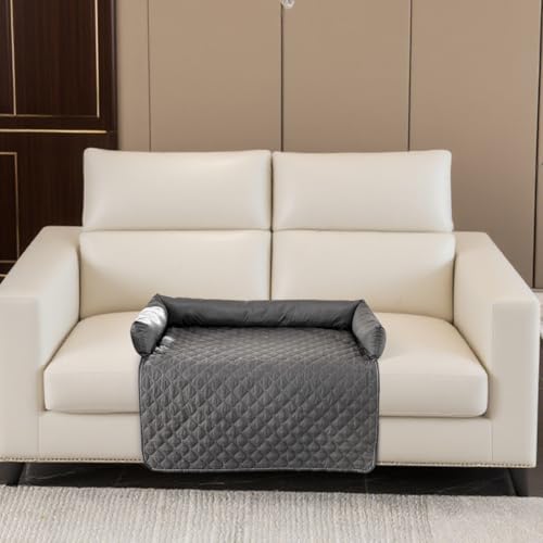 Umllpet Sofaschutz Hundebett, Hundedecke Sofa mit Rand, 75x75cm Maschinenwaschbar Perfekt für Hunde & Katzen im Winter, Weihnachten & Allen Jahreszeiten