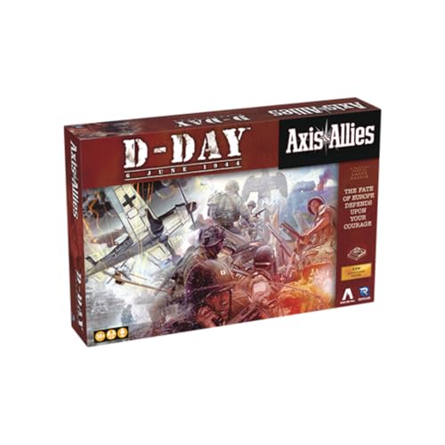 Renegade | Axis & Allies D-Day | Jeu De Société, Stratégie WWII Standalone, Operation Overlord, Order Cards, Figurines Et Invasion De Normandie | 2-3 Joueurs | 120 Minutes