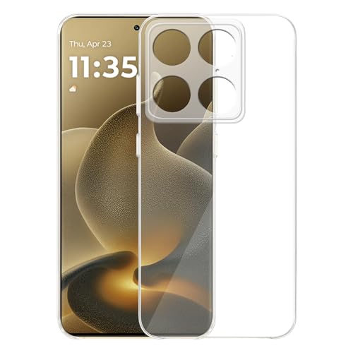 Image of Amazon Brand - Solimo for Moto Signature 5G Premium Transparent Soft Silicon Crystal Clear Back Cover [Transparent]