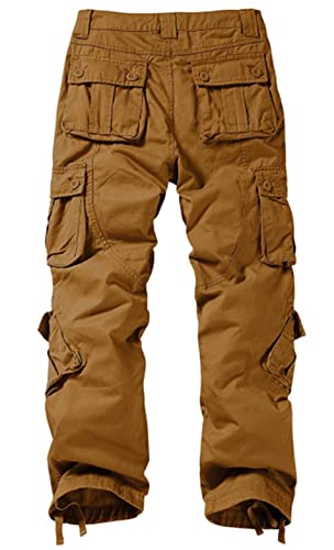 Skylinewears Men’s Wild Cargo Pants - Tactical Military Combat Pants, Lightweight 8-Pocket Outdoor Work Trousers2