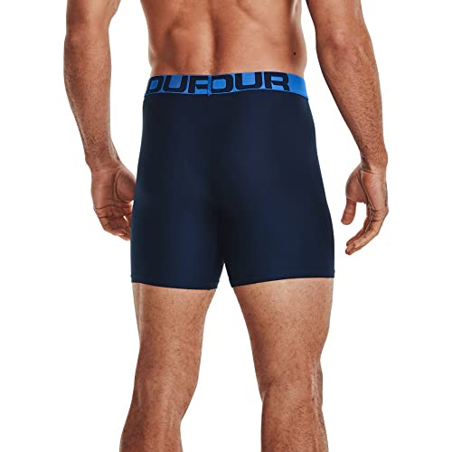 Image of Under Armour mens Multi-pack Performance Tech Boxerjock Brief, 6 inch Inseam, All-day Comfort & Soft