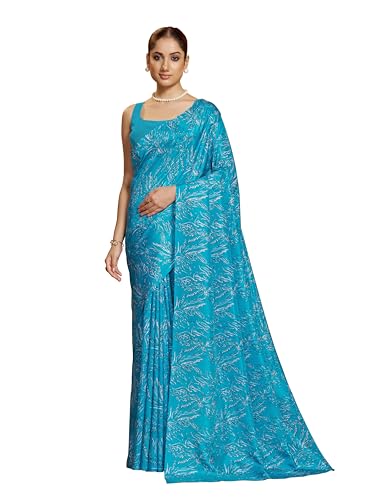 Image of Garden Vareli Art Silk Floral Print Saree