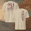 Patriotic Memorial Graphic T-Shirt for Men Versatile Casual Wear, beige, 3XL #1