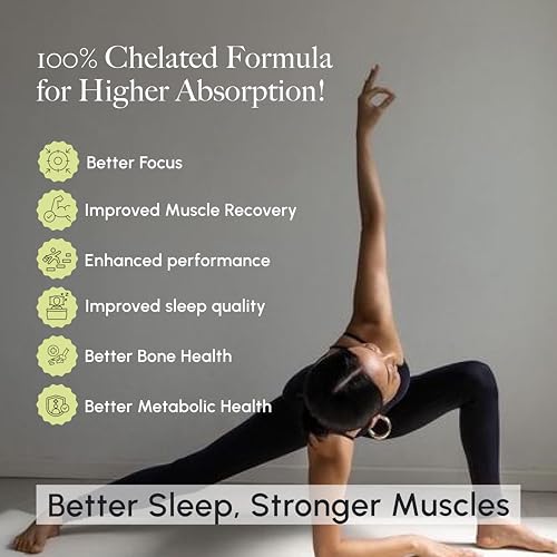 Image of The Biohackers Co. 100% Clean - Magnesium Glycinate | Bioavailable Magnesium Supplement | Supports Muscle Recovery, Relaxation, Sleep, Heart & Bone Health | Pack of (5) | 150 Days Stack