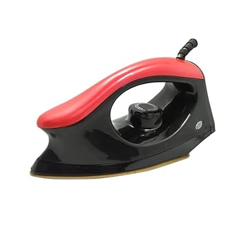 (SPECIAL DEAL WITH 10 YEARS WARRANTY) Drumstone Automatic Light Weight 750 Watt Non-Stick Electric Dry Iron Press Box for Best Performance & Wrinkle Free Clothes