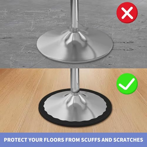 Protège-pieds de chaise en silicone premium pour sol en bois sans rayure - 6