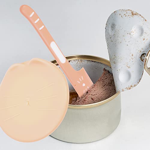Containers Spoon Tablespoon Set Spoons Dog Cat Dog Food Storage Can Dog Food Food Covers Food Can Cover Stretch Suit Container Silicone #TOP1
