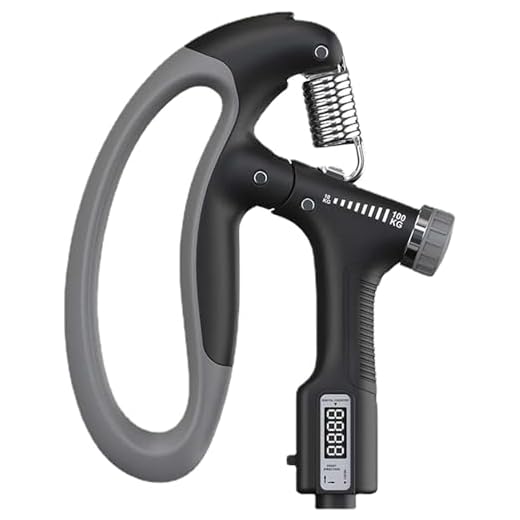 Hand Grip Exercitador e Fortalecedor de Mão e Antebraço Rubber Fit - Para Melhorar a Força e Resistência com Design Ergonômico e Mola - Ajustável até 100kg