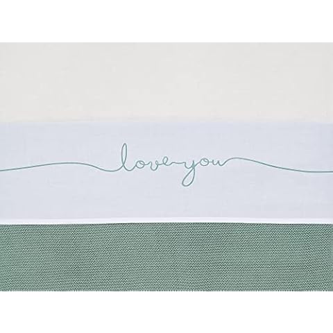 Jollein Love You - Peluche de 75x100 cm, color verde Cover