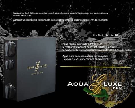 Aqualuxe Pro Black Edition Sistema de filtración por osmosis inversa