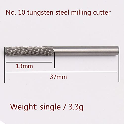 Cabezal de molienda de acero tungsteno 1pc 3x3 miniatura 4