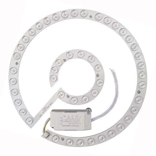 Plafonnier LED 36W anti-fatigue visuelle avec diffuseur tricolore 3CCT