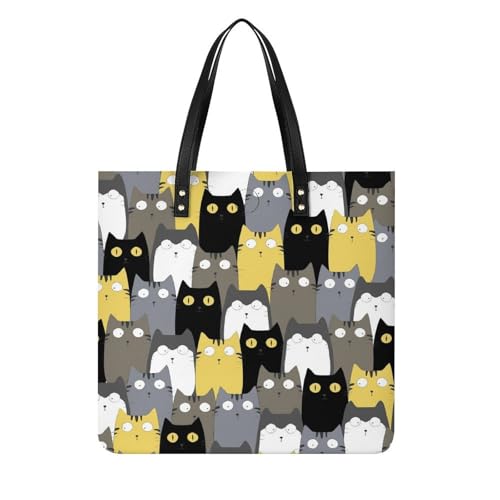 Sac à bandoulière tote bag 39x39cm en toile souple grand compartiment