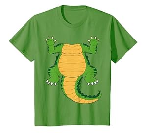 Krokodil-Kostüm, lustiges Tier-Outfit, T-Shirt für Kinder und Erwachsene T-Shirt