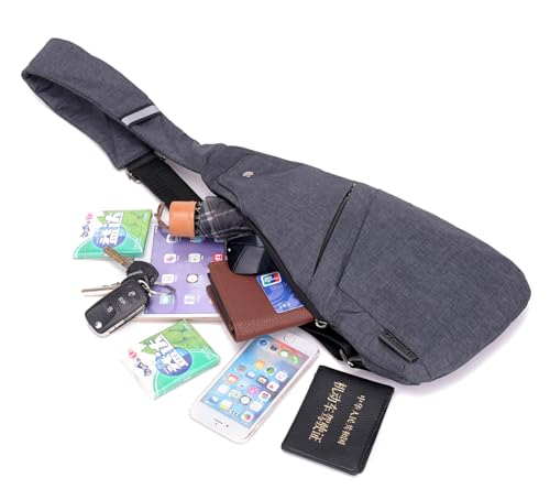 Sling Bag Anti-Thief Crossbody Bag for Men Women Lightweight Personal Pocket Chest Bag for Travel Hiking Camping4