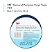 3M Vinyl Tape 764, General Purpose, 2 in x 36 yd, Blue, 1 Roll, Light Traffic Floor Marking, Social Distancing, Color Coding, Safety, Bundling