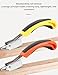 luvilly1 Pack Orange Heavy Duty Upholstery Staple Remover, Ergonomic Staple Puller Tool Construction Staples Removers, Strength Staples Puller for Upholstery/Furniture