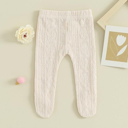 Mubineo Baby Girl Footed Leggings Cute Flower Tights Toddler High Waist Legging Pant Cotton Socks Pantyhose4