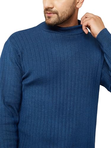 Image of Kvetoo Men High Neck Full Sleeve Winter Woolen Sweater