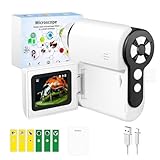 EpheyFIF 1 x Multi-Taschenmikroskop für Kinder, 5,1 cm großes digitales Handmikroskop