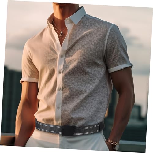 Didiseaon Men's Money Belt with Hidden Compartment Elastic Travel Belt Men's Conceal Carrier3