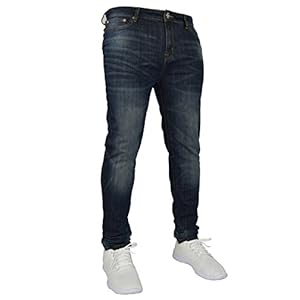 westAce Nieuwe Mens Stretch Skinny Slim Fit Flex Jeans Broek Rekbaar Denim 98% Katoen & 2% Stretch Broek 28-40 Taille