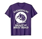 Cryptid Werewolf and Wisconsin Folklore Apparel Beast of Bray Road T-Shirt