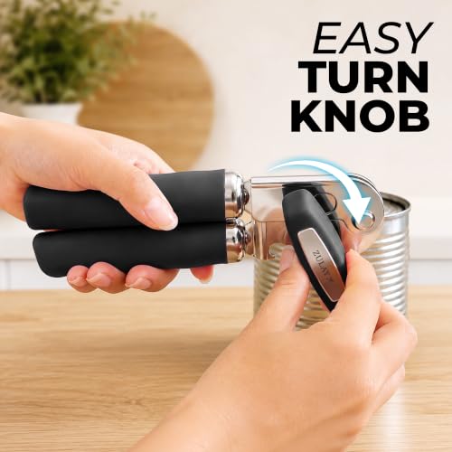 Image of Zulay Kitchen Stainless Steel Swing Open Manual Can Opener Comfortable Grip