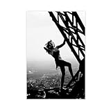 BKNSLJH Leinwand-Poster, Motiv: Tina Turner Eiffelturm, 