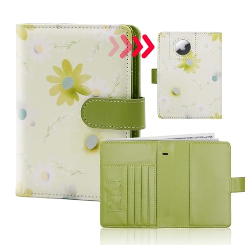 Image of Melsbrinna Rfid Passport Holder for Travel women /Men, Cute Passport Wallet Rfid Blocking Card Slots, Rfid Passport Cover /CaseTravel Wallet, Passport Book Holder (1, floral green a)