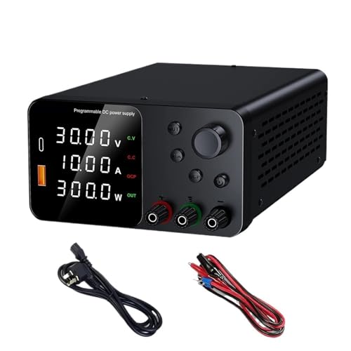 Fuente de alimentación ajustable con controles de codificador y carga USB-A Tipo-C
