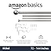 Amazon Basics Adjustable Curtain Rods for Windows, Round Finials, 1-Inch Double, 72