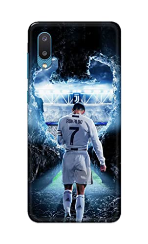 Image of Printed Hard Back Cover Case for Samsung Galaxy M02 | Samsung Galaxy A02 Back Cover (Footbal Legend) -1302