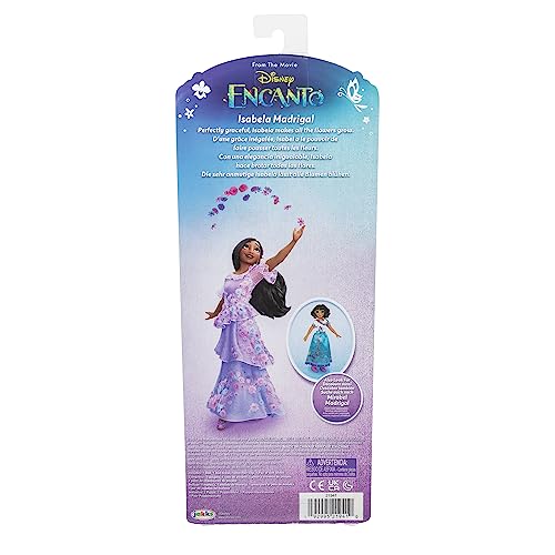 Disney Encanto Isabela Fashion Doll, 10 / 26 cm Tall Doll Includes Isabela’s Dress, Shoes - Image 4