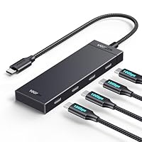 UGREEN USB C Hub 10 Gbps, Adapter mit 4*USB C 3.2 Ports, Hochgeschwindigkeits Multiport Splitter für iPhone 17 Serie, Galaxy S25 Serie, MacBook, iMac, iPad, Chromebook und mehr