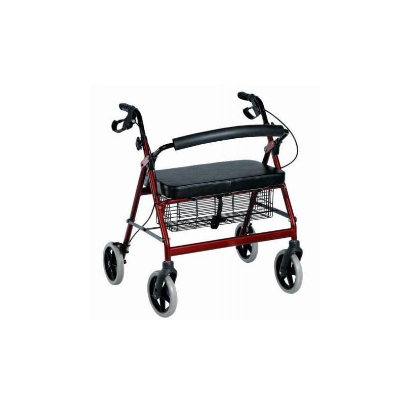 Andador Maxi Bariátrico XL (Resistente 200 Kg) 4 Ruedas Apollo HD