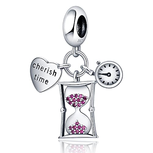 Pandach 925 Sterling Silver Charms for Bracelets and Necklaces Travel Round The World Beads Charms Relaxation Dangle Pendant,Jewelry Beads Gifts for Women