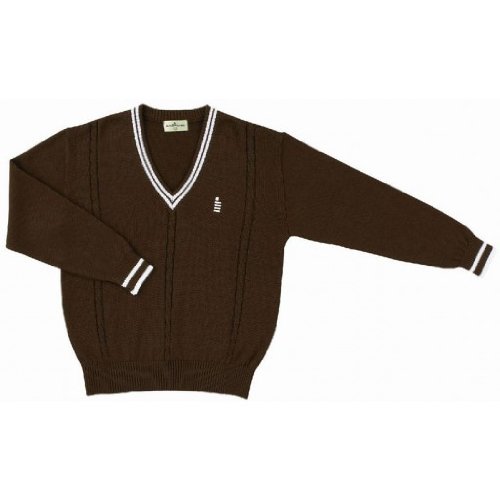 GOSEN ユニセックス ウールセーター モカ 65 M