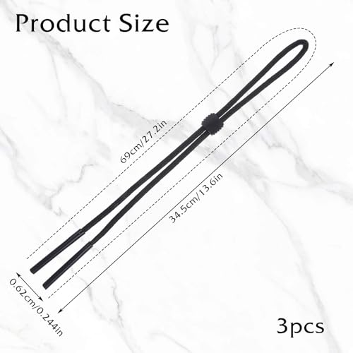 Image of Eye Glasses Holder Strap, Adjustable Sports Sunglasses String Cords Lanyard Retainer Eyewear Keeper Retainers Chain Around Neck for Men 3 Pcs Women Glass Straps