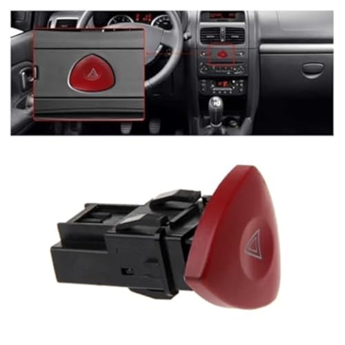 Interrupteur feux de détresse Trafic II Laguna bouton commande warning - 2
