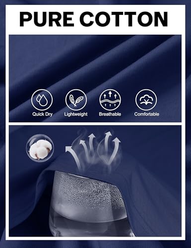 Cotrasen Mens Henley Long Sleeve Shirts Cotton Pocket Button T Shirts Casual Lightweight Plain Tops Fall Basic Tee4