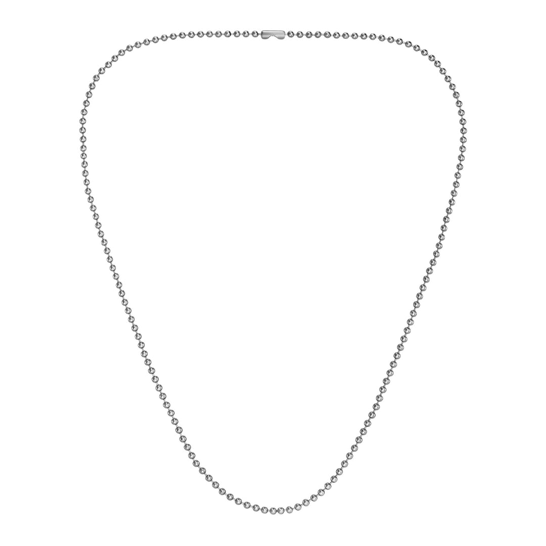 Traveller SOS-Kapsel mit Kette - Edelstahl - Made in Germany - Mit Datenstreifen - Kapsel 30x10mm - Kette 55 cm - Wasser- und staubsicher - 171015