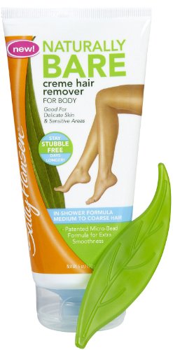 Sally Hansen Naturally Bare Creme Hair Remover for Body In-shower Formula Fine to Medium Hair