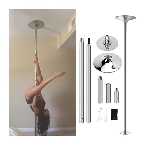 Barre de danse fixe au plafond amovible et réglable en hauteur