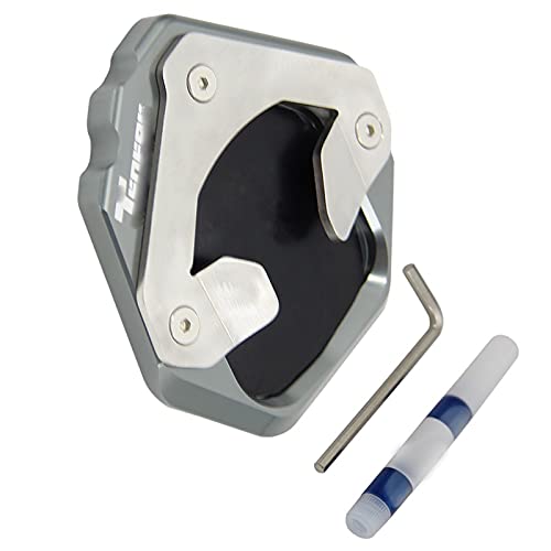 Plaque d'extension de support latéral de moto pour Tenere 700 aluminium