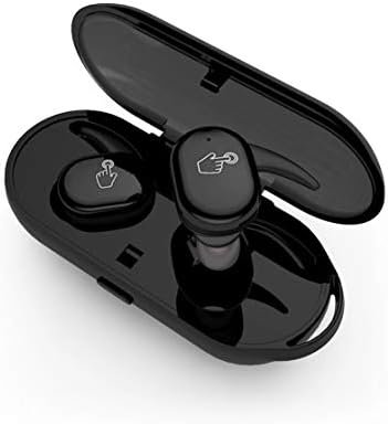 Bluetooth Headphones, XIAOWU Bluetooth 5.0 True Wireless Earbuds Sweatproof Sports Headsets in-Ear Noise Cancelling Mini Twins Stereo Earphone with Built-in Mic and Charging Case (Bluetooth 5.0)