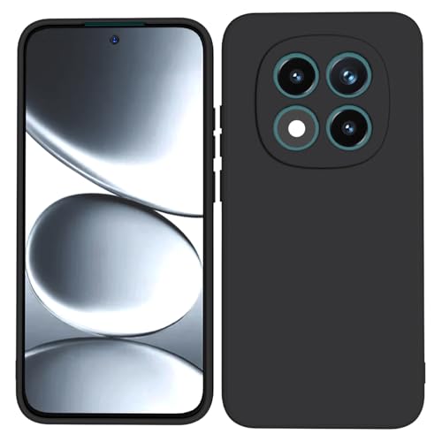 Image of Kapa Matte Protective Lens Flexible Back Cover for Redmi Note 15 Pro 5G | Slim Silicone with Soft Lining Shockproof Full Body Bumper Case (Black)