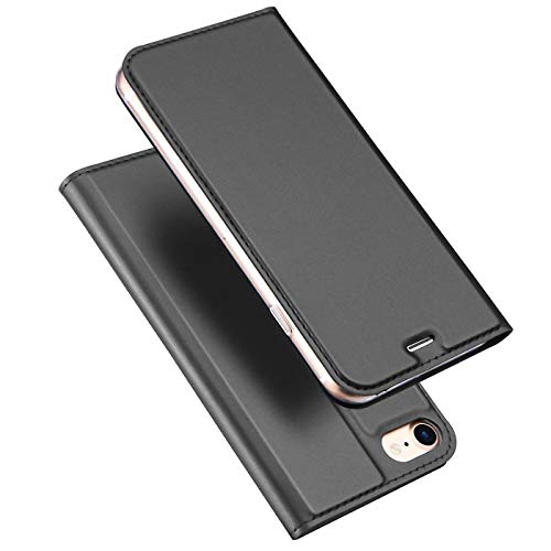 Verco Case compatible with Apple iPhone SE, Flip Wallet Cover with Magnetic Closure for iPhone 5 / 5S Phone Case - black - Image 2